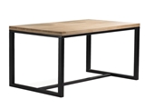 Show details for Signal Meble Loras A Oak Table 180x90cm Oak/Black