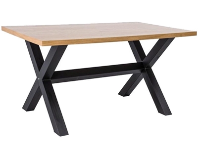 Picture of Signal Meble Xaviero Light Oak Table 180x90cm Oak/Black