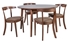 Picture of Dining set Home4you Adele Tool K21911 Brown