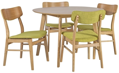 Picture of Dining set Home4you Jaxton Oak / Green / Gray