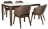 Picture of Dining set Home4you Salute 4 Walnut
