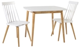 Show details for Dining set Home4you Simple 2 White / Oak