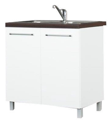 Picture of Bodzio Loara Bottom Cabinet Under The Sink 80DZ White