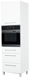 Show details for Bodzio Loara Oven Cabinet Left White