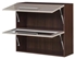 Picture of Bodzio Loara Upper Cabinet 80GDW Latte/Nut