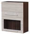 Picture of Bodzio Loara Upper Cabinet With Glass 60GDW Latte/Nut