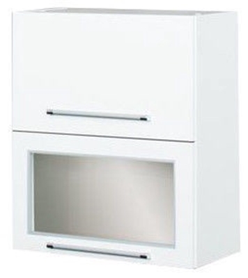 Picture of Bodzio Loara Upper Cabinet With Glass 60GDW White