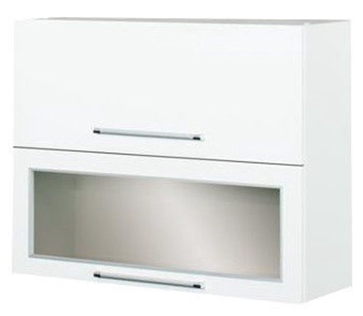 Picture of Bodzio Loara Upper Cabinet With Glass 90GDW White