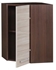 Picture of Bodzio Loara Upper Corner Cabinet Latte/Nut