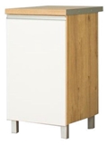 Show details for Bodzio Monia Bottom Cabinet 45 Left White/Brown