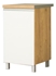 Picture of Bodzio Monia Bottom Cabinet 45 Left White/Brown