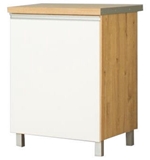 Show details for Bodzio Monia Bottom Cabinet 60 Left White/Brown