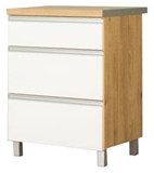 Show details for Bodzio Monia Bottom Drawer Cabinet 60 White/Brown