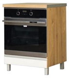 Show details for Bodzio Monia Bottom Oven Cabinet 60 White/Brown