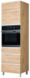 Show details for Bodzio Monia High Rise Oven Cabinet 60 Left Brown