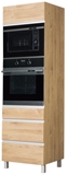 Show details for Bodzio Monia High Rise Oven Microwave Cabinet Brown