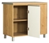 Picture of Bodzio Monia Kitchen Lower Corner Cabinet Straight Right White/Brown