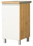 Show details for Bodzio Monia Lower Cabinet 40 Left White/Brown