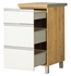 Picture of Bodzio Monia Lower Drawer Cabinet 40 White/Brown