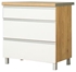 Picture of Bodzio Monia Lower Drawer Cabinet 80 White/Brown