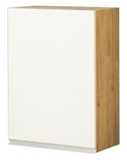 Show details for Bodzio Monia Upper Cabinet 50 Left White/Brown