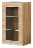 Show details for Bodzio Monia Upper Cabinet With Glass 40 Left Brown