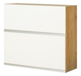 Show details for Bodzio Monia Upper Divided Cabinet 80 White/Brown