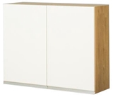 Show details for Bodzio Monia Upper Dryer Cabinet 90 White/Brown