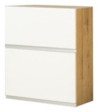 Show details for Bodzio Monia Upper Split Cabinet 60 White/Brown