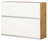 Picture of Bodzio Monia Upper Split Cabinet 90 White/Brown