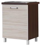 Show details for Bodzio Ola 60 Kitchen Sink Cabinet Left Gloss Nut/Latte