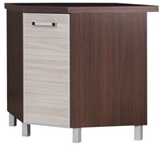 Show details for Bodzio Ola Bottom Corner Cabinet Gloss Latte