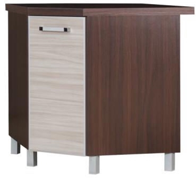 Picture of Bodzio Ola Bottom Corner Cabinet Gloss Latte