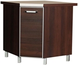 Show details for Bodzio Ola Bottom Corner Cabinet Walnut