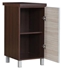 Picture of Bodzio Ola Bottom Kitchen Cabinet 40 Gloss Right Latte