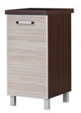 Show details for Bodzio Ola Bottom Kitchen Cabinet 40 Left Nut Latte