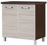 Show details for Bodzio Ola Bottom Kitchen Cabinet 80 Gloss Latte