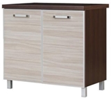 Show details for Bodzio Ola Bottom Kitchen Cabinet 90 Gloss Latte