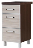 Show details for Bodzio Ola Bottom Kitchen Drawer 40 Gloss Latte