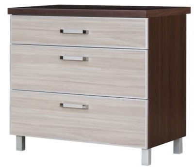 Picture of Bodzio Ola Bottom Kitchen Drawer 90 Gloss Latte