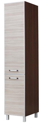 Picture of Bodzio Ola High Narrow Kitchen Cabinet 40 Left Nut Latte