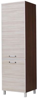 Picture of Bodzio Ola High Narrow Kitchen Cabinet 60 Left Nut Latte