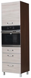 Show details for Bodzio Ola High Rise Oven Cabinet 60 Gloss Right Latte