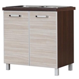 Show details for Bodzio Ola Kitchen Bottom Cabinet Under The Sink 80 Nut Latte