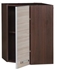 Picture of Bodzio Ola Kitchen Corner Cabinet 53 Gloss Nut Latte