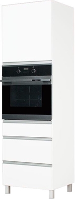 Picture of Bodzio Sandi High Rise Oven Cabinet 60 Right White