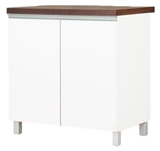 Show details for Bodzio Sandi Kitchen Bottom Cabinet 80x86x52cm Polished White