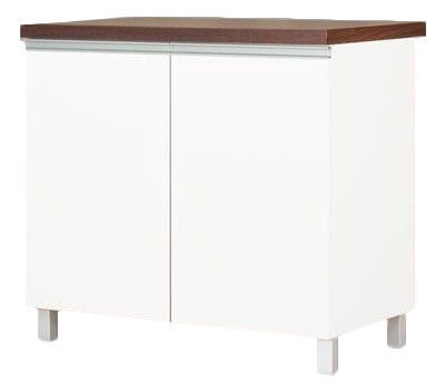 Picture of Bodzio Sandi Kitchen Bottom Cabinet 90x86x52cm Polished White