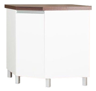 Picture of Bodzio Sandi Kitchen Corner Cabinet 76x86x52cm Polished White