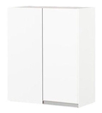 Show details for Bodzio Sandi Upper Corner Cabinet 60x72x31cm Polished White